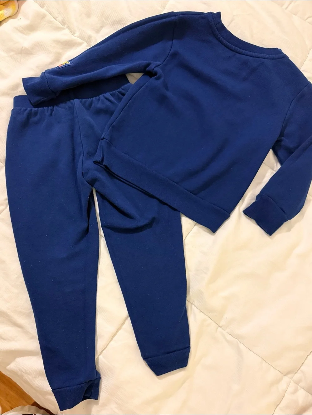 Kids Sonic the Hedgehog sweatsuit jogger size 4/5. navy